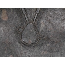 Statue of Senwosret III, pierced heart-like pendant